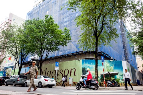 Dự án khu phức hợp ở số 15 đường Thi Sách. Ảnh: Thành Nguyễn