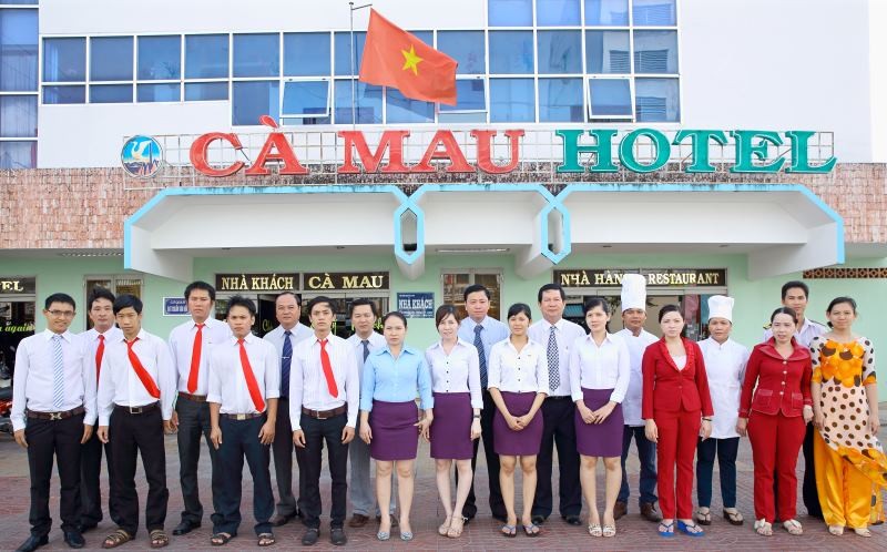 Nhà khách Cà Mau trực thuộc UBND tỉnh Cà Mau. (Ảnh: vanphong.camau.gov.vn)