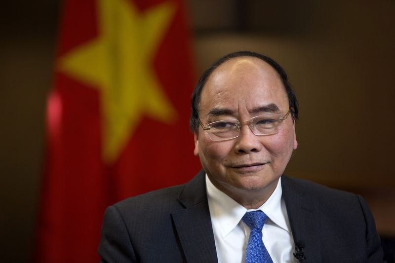 Thủ tướng Chính phủ Nguyễn Xuân Phúc trong cuộc phỏng vấn với Bloomberg TV. (Nguồn: Bloomberg) Thủ tướng Chính phủ Nguyễn Xuân Phúc trong cuộc phỏng vấn với Bloomberg TV. (Nguồn: Bloomberg)