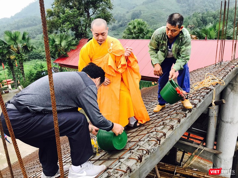 Chùa Bắc Lãm dần dược củng cố kiến thiết với sự chung tay của bà con trong vùng và các tín đồ thập phương...
