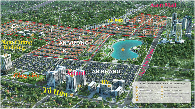 Tổng quan về dự án biệt thự An Vượng Villa