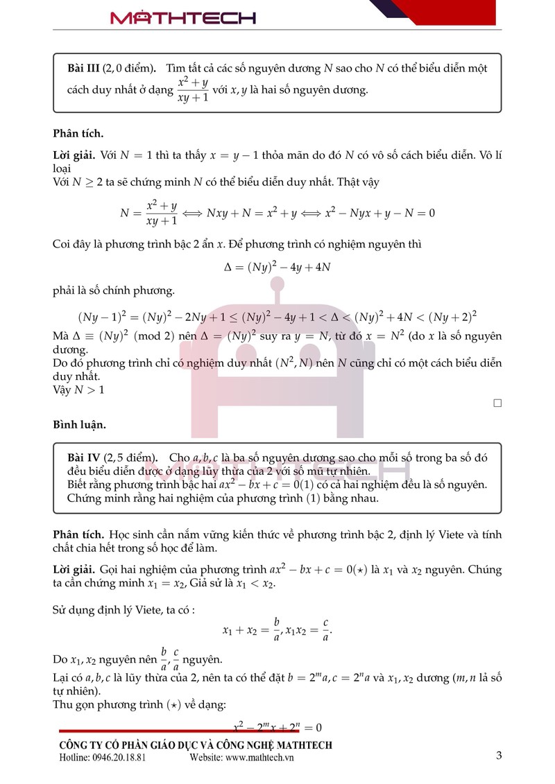 Đáp án đề thi Toán chuyên vào lớp 10 Trường Chuyên ĐH Sư phạm Hà Nội năm 2021 ảnh 5 Đáp án đề thi Toán chuyên vào lớp 10 Trường Chuyên ĐH Sư phạm Hà Nội năm 2021 ảnh 5