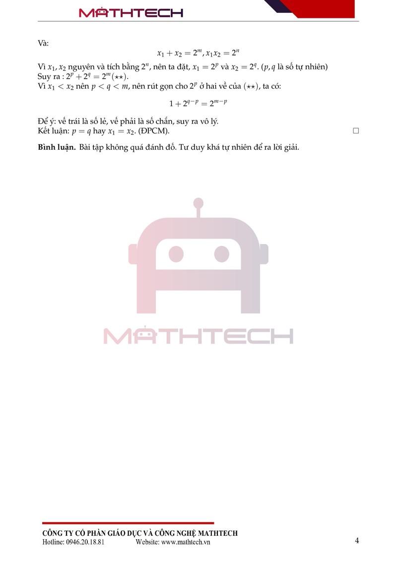 Đáp án đề thi Toán chuyên vào lớp 10 Trường Chuyên ĐH Sư phạm Hà Nội năm 2021 ảnh 6 Đáp án đề thi Toán chuyên vào lớp 10 Trường Chuyên ĐH Sư phạm Hà Nội năm 2021 ảnh 6