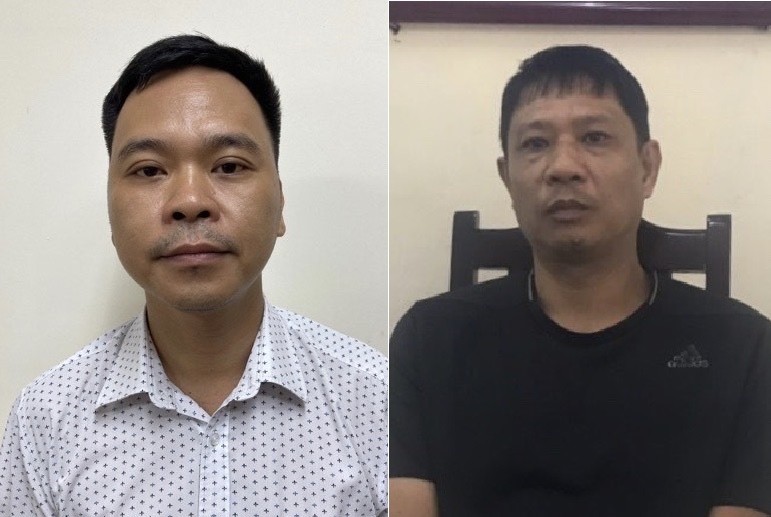 Bị can Võ Việt Hùng (trái) và bị can Bùi Quốc Việt (Ảnh: Bộ Công an) Bị can Võ Việt Hùng (trái) và bị can Bùi Quốc Việt (Ảnh: Bộ Công an)