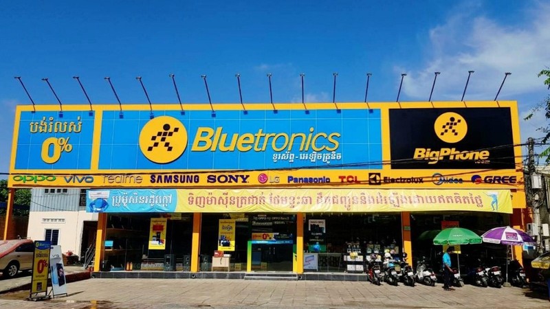 Chuỗi cửa hàng Bluetronics tại Thái Lan của MWG (Nguồn: MWG) Chuỗi cửa hàng Bluetronics tại Thái Lan của MWG (Nguồn: MWG)