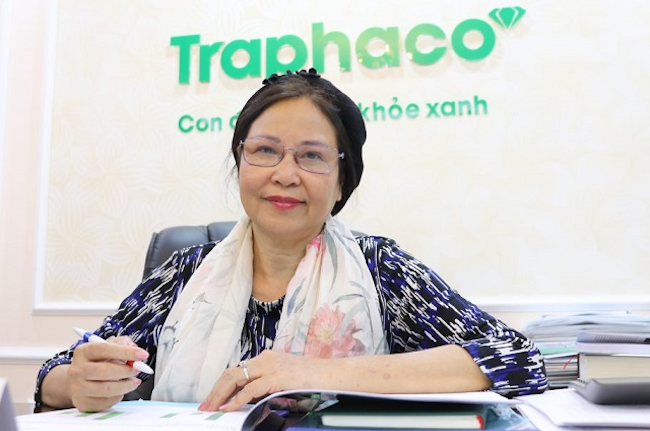 Bà Vũ Thị Thuận, Chủ tịch HĐQT Traphaco