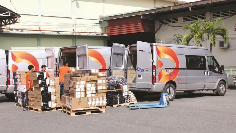 Vận chuyển hàng hoá của Digiwolrd (Nguồn: DGW)