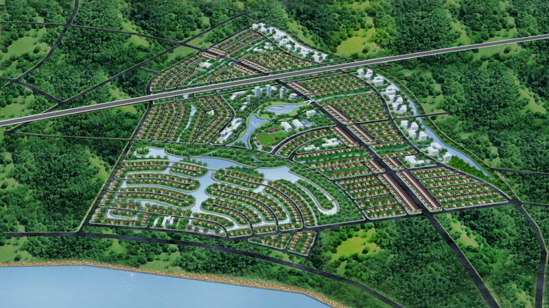 Phối cảnh dự án Khu đô thị sinh thái Văn Giang (Nguồn: Xuân Cầu Holdings)