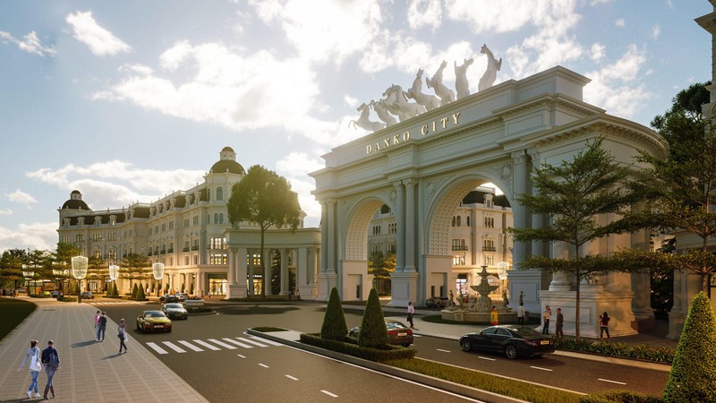 Phối cảnh dự án Danko City tại Thái Nguyên (Nguồn: Danko Group) Phối cảnh dự án Danko City tại Thái Nguyên (Nguồn: Danko Group)