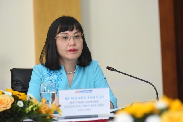Bà Nguyễn Ánh Vân, Phó tổng giám đốc LienVietPostBank Bà Nguyễn Ánh Vân, Phó tổng giám đốc LienVietPostBank