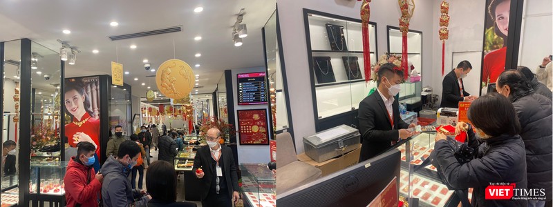 Không khí giao dịch có phần ảm đạm hơn so với mọi năm. Nhiều người quyết định mua vàng trước ngày vía Thần Tài, trong khi các chuỗi trang sức cũng đẩy mạnh kênh bán hàng online.