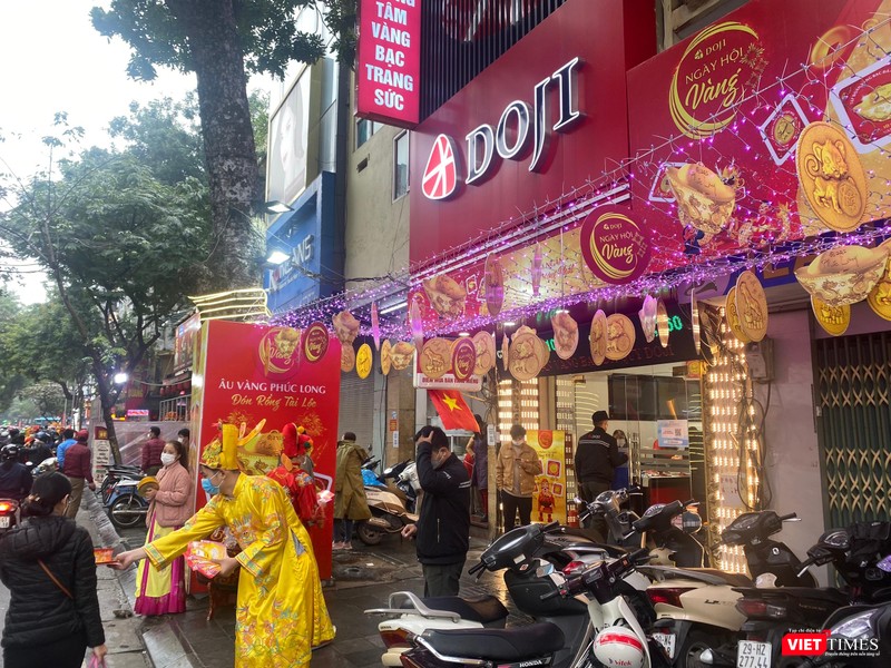 Một cửa hàng thuộc hệ thống vàng bạc đá quý Doji