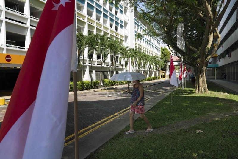 Một khu nhà ở xã hội ở Ang Mo Kio, Singapore - Ảnh: Bloomberg. Một khu nhà ở xã hội ở Ang Mo Kio, Singapore - Ảnh: Bloomberg.