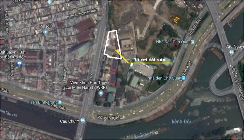 Vị trí lô đất tại số 28-30 Nguyễn Biểu, phường 1, quận 5, Tp. HCM