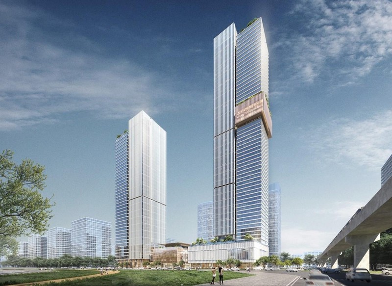 Phối cảnh Tổ hợp Khách sạn, Văn phòng, Trung tâm thương mại và dịch vụ cao cấp – Landmark 55 Phối cảnh Tổ hợp Khách sạn, Văn phòng, Trung tâm thương mại và dịch vụ cao cấp – Landmark 55