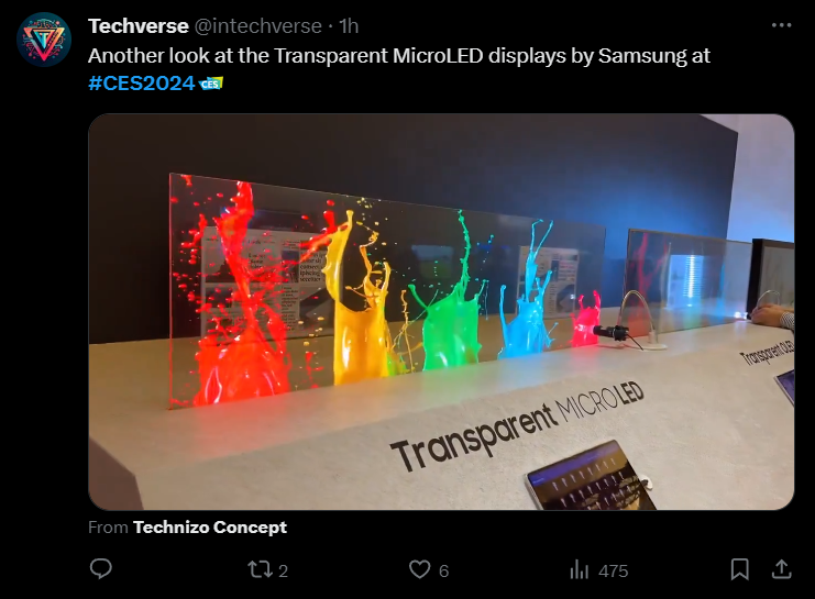 Màn hình microLED trong suốt đầu tiên trên thế giới của Samsung (Ảnh:Techverse) screenshot-2024-01-08-143440-5062.png