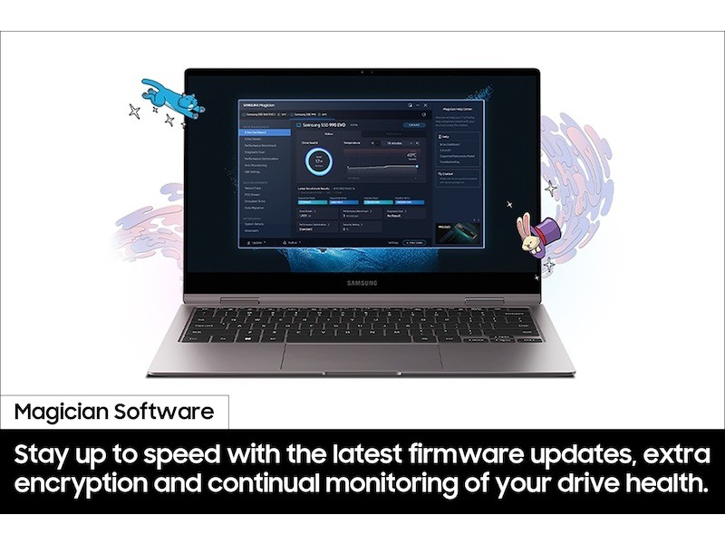 Phần mềm Samsung Magical hỗ trợ quản lý SSD 990 EVO (Ảnh: Samsung) phan-mem-magical-samsung-ssd-990-evo-8044.jpg