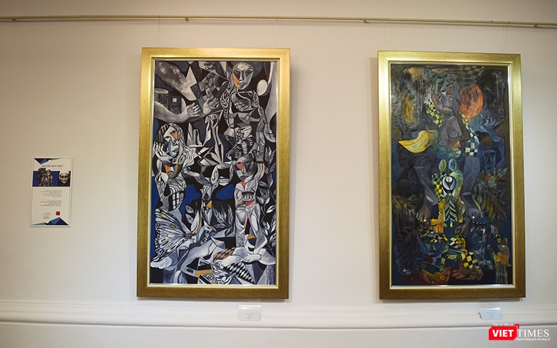 Tác phẩm của họa sĩ Nguyễn Duy Nhựt (Góc suy tư, Thế hệ) Tác phẩm của họa sĩ Nguyễn Duy Nhựt (Góc suy tư, Thế hệ)