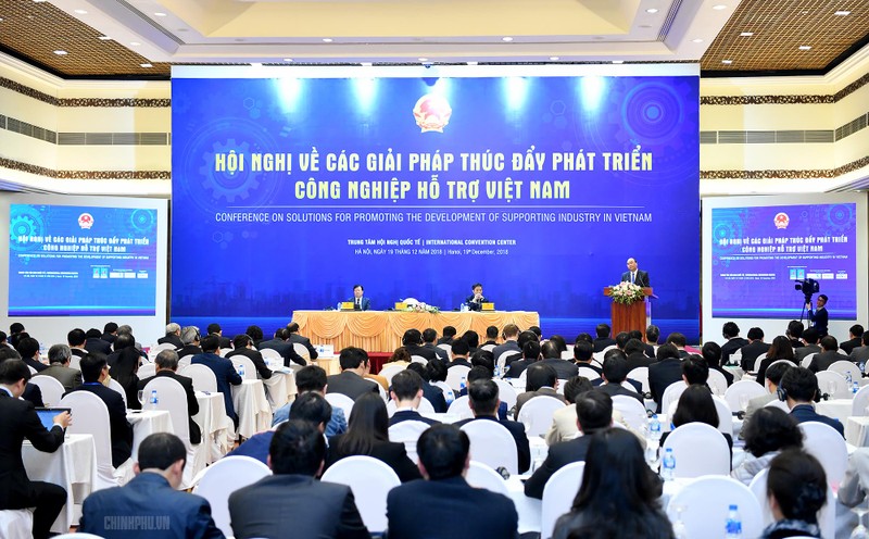 Toàn cảnh hội nghị về các giải pháp thúc đẩy phát triển công nghiệp hỗ trợ Toàn cảnh hội nghị về các giải pháp thúc đẩy phát triển công nghiệp hỗ trợ