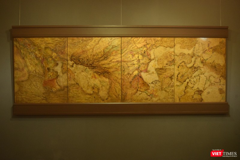 Môt tác phẩm khổ lớn của họa sĩ Hiền Nguyễn