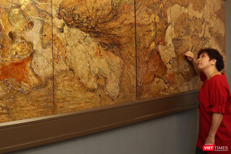 Ngạc nhiên với phiên bản số những kiệt tác của danh họa Van Gogh ảnh 4 Họa sĩ Hiền Nguyễn đắm đuối với “nữ hoàng” sơn mài