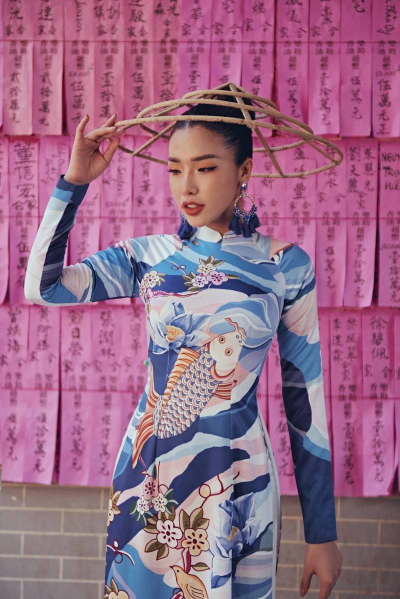 Tông màu xanh cũng không kém phần quyến rũ 