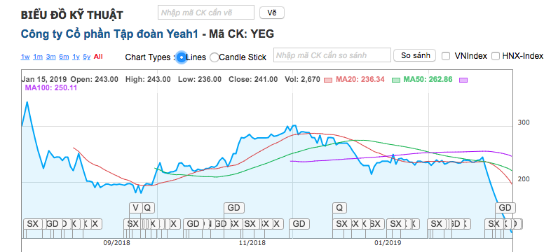 Diễn biến giá đầy biến động thu hút không ít nhà đầu tư (Nguồn: CafeF)