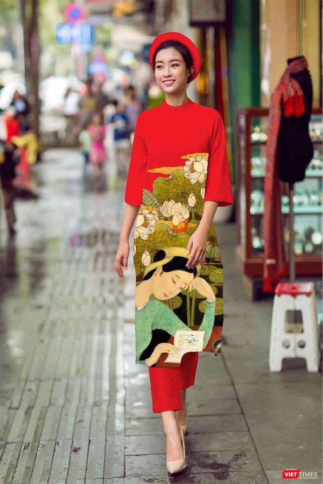 Tranh gốc "Ao sen" của họa sĩ Bùi Trọng Dư đã bị cắt ghép, in chồng lên hình ảnh một cô gái đang đọc sách Tranh gốc "Ao sen" của họa sĩ Bùi Trọng Dư đã bị cắt ghép, in chồng lên hình ảnh một cô gái đang đọc sách