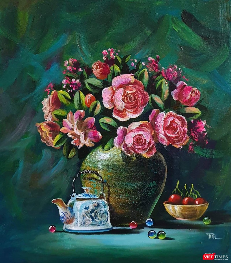 Họa sĩ Nguyễn Khắc Tài ngạc nhiên vì bức tranh gốc vẫn còn trong xưởng đã bị vi phạm tác quyền Họa sĩ Nguyễn Khắc Tài ngạc nhiên vì bức tranh gốc vẫn còn trong xưởng đã bị vi phạm tác quyền