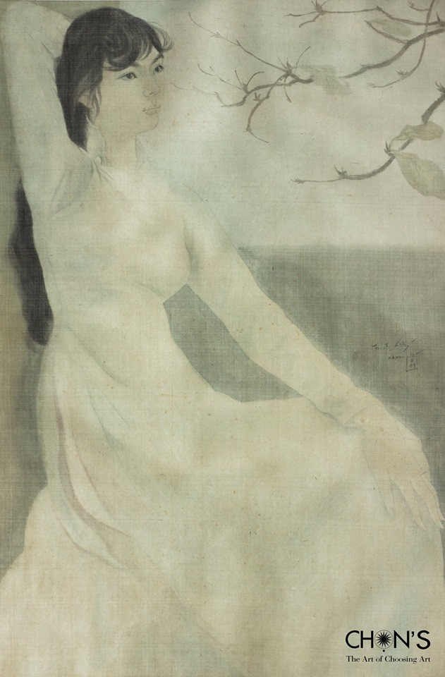 Rêverie (Thiếu nữ mộng mơ) của họa sĩ Trần Đông Lương đã bán với mức giá 25.000 USD (583.250.000 VNĐ) Rêverie (Thiếu nữ mộng mơ) của họa sĩ Trần Đông Lương đã bán với mức giá 25.000 USD (583.250.000 VNĐ)