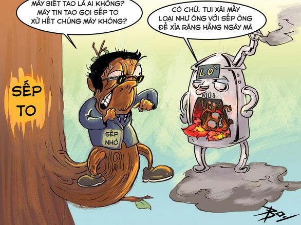 Biếm họa của báo Tuổi Trẻ Cười