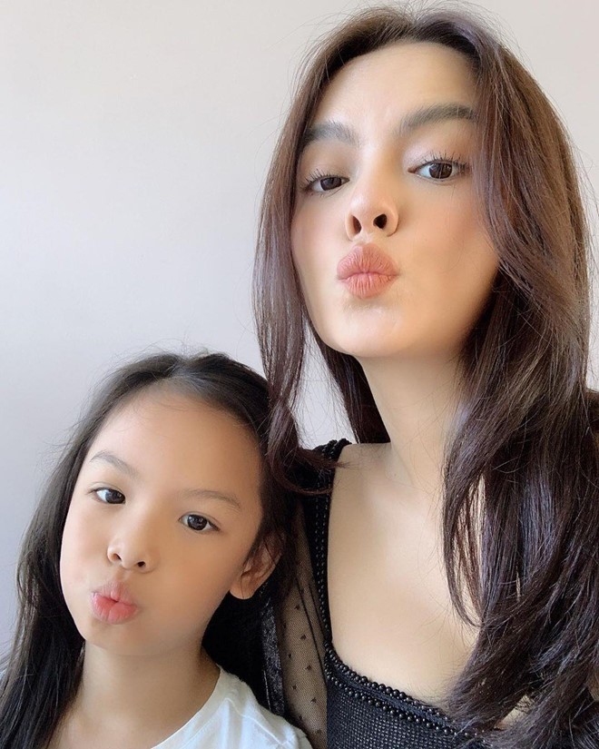 Phạm Quỳnh Anh và con gái Tuệ Lâm