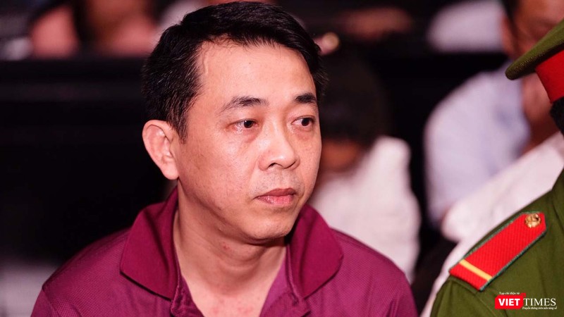 Bị cáo Nguyễn Minh Hùng trong phiên tòa chiều 24/9