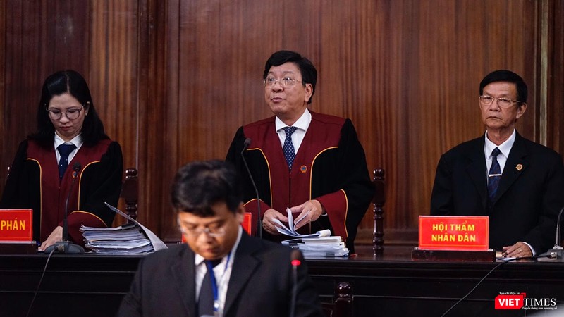 Thẩm phán Phạm Lương Toản - chủ tọa phiên tòa