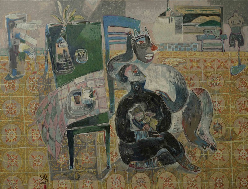 Tranh sơn dầu của Đinh Văn Sơn Tranh sơn dầu của Đinh Văn Sơn