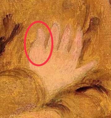 Chi tiết em bé có hai ngón tay cái sai về giải phẫu khiến giới mỹ thuật bức xúc