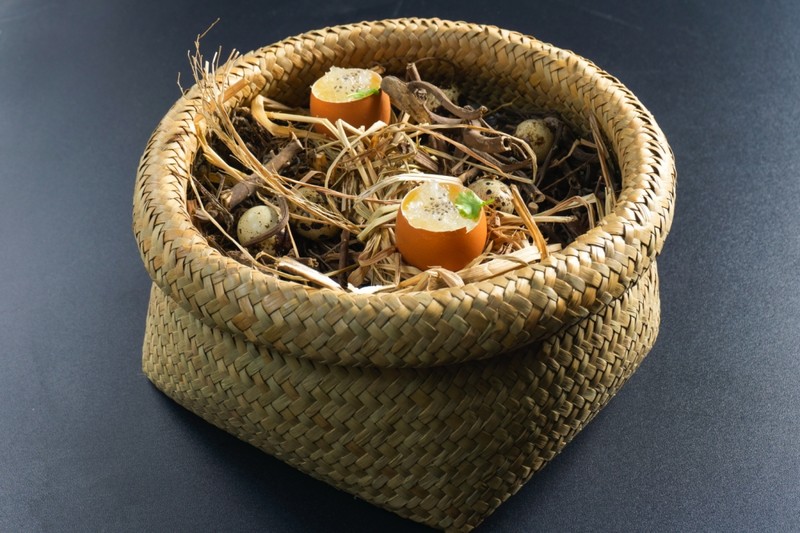 Trứng hấp yến của chef Thành Vương Trứng hấp yến của chef Thành Vương