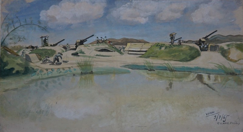 Trận địa pháo, 1965, Quang Phòng Trận địa pháo, 1965, Quang Phòng