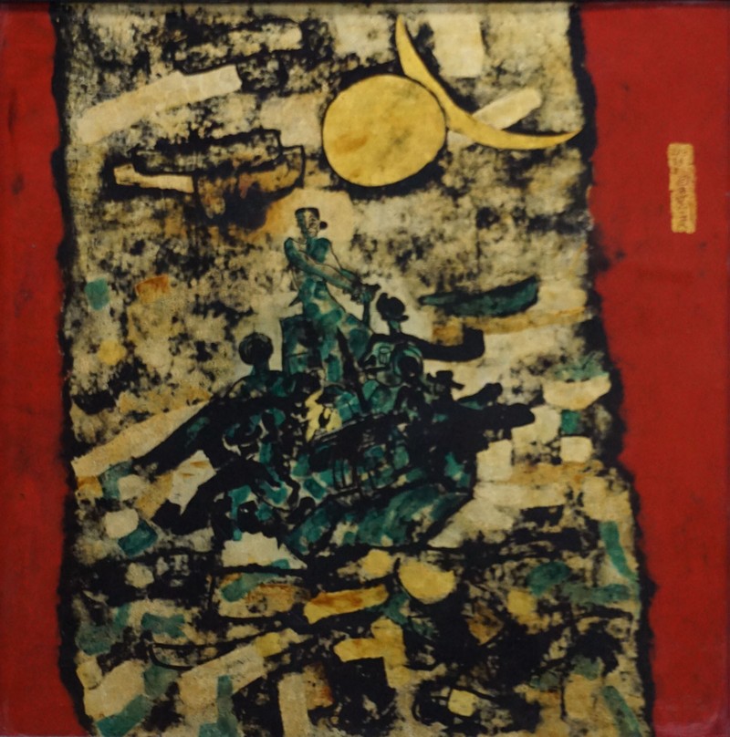 Vượt sông, 1990, Lê Trí Dũng Vượt sông, 1990, Lê Trí Dũng