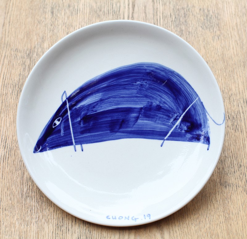 Tranh xuân Canh Tý của họa sĩ Lê Thiết Cương 