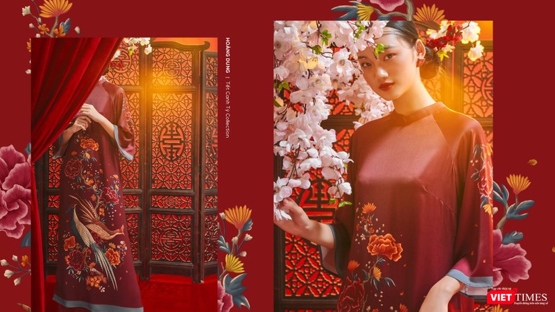 Ăn Tết, chơi Tết xưa và nay ảnh 4 Những tà áo xuân đẹp lung linh với tranh Tứ Bình đón Tết Canh Tý
