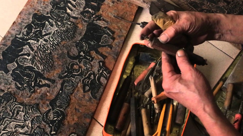 Kỹ thuật khắc gỗ của họa sĩ Trần Nguyên Đán