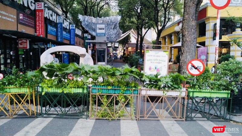 Đường sách TP.HCM đã tạm dừng hoạt động theo yêu cầu từ UBND TP.HCM để thực hiện công tác phòng, chống dịch COVID-19 (Ảnh: Hòa Bình)