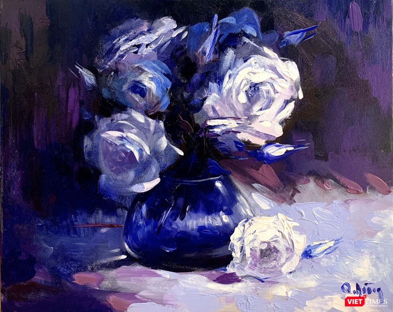 Ánh sáng hoa hồng (họa sĩ Trần Quang Dũng)