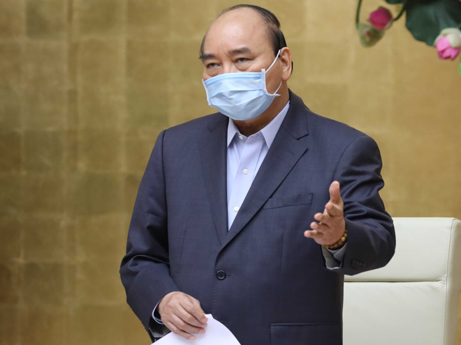 Thủ tướng đề nghị tiếp tục kéo dài giãn cách xã hội (Ảnh- VGP) Thủ tướng đề nghị tiếp tục kéo dài giãn cách xã hội (Ảnh- VGP)