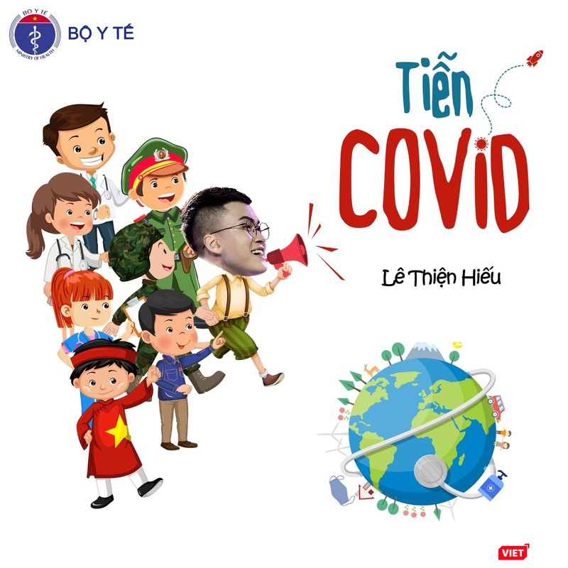 Ca khúc nằm trong chương trình truyền thông phòng, chống dịch COVID-19 của Bộ Y tế, góp phần vận động người dân nâng cao ý thức tự bảo vệ mình, bảo vệ cộng đồng (Ảnh: Bìa clip)