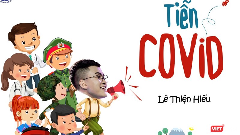 Ca khúc "Tiễn COVID" vừa ra mắt đã gây sốt (Ảnh bìa clip) 