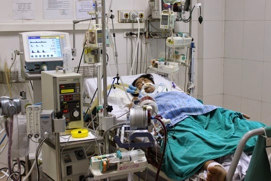 Bệnh nhân được cứu sống nhờ can thiệp ECMO (Ảnh- BV Bệnh Nhiệt đới Trung ương)