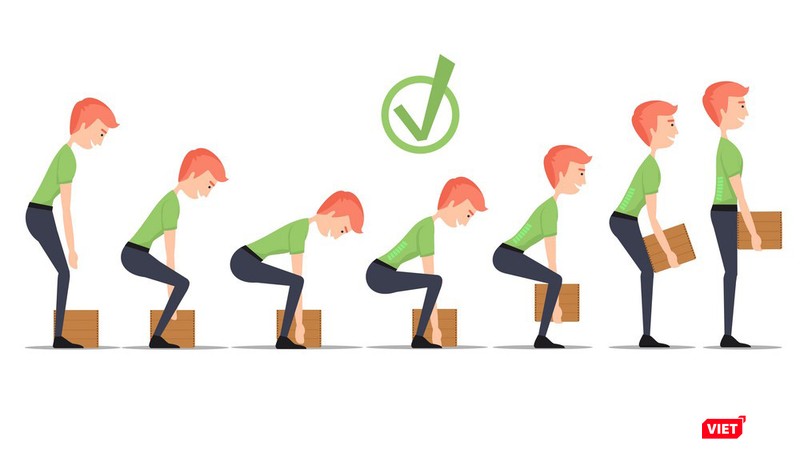 Hãy thực hành theo lời khuyên của BS khi nâng các vật nặng, tránh nguy cơ chấn thương cột sống Hãy thực hành theo lời khuyên của BS khi nâng các vật nặng, tránh nguy cơ chấn thương cột sống