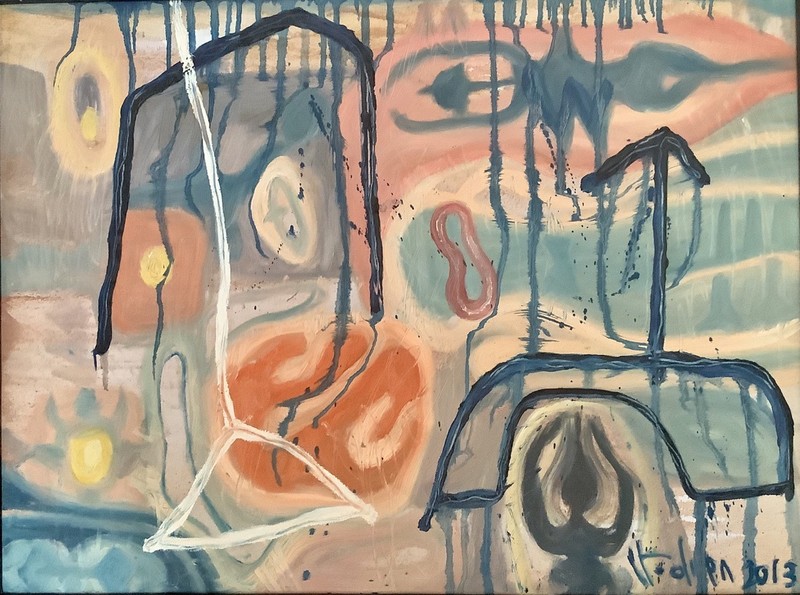 MEKONG HS. Lê Triều Điển. CL: Sơn dầu trên bố KT: 60cmx80cm. Năm 2013 MEKONG HS. Lê Triều Điển. CL: Sơn dầu trên bố KT: 60cmx80cm. Năm 2013